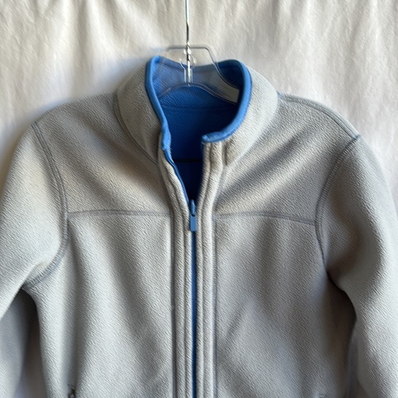 Reversible blue/gray fleece jacket - Picture 7 of 9